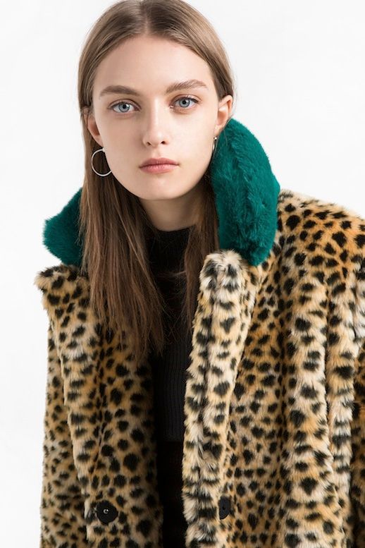 This Funky Leopard Print Coat Is A Cool Girl's Dream