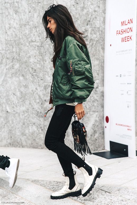 An Incredibly Cool Bomber Jacket Look To Try Now