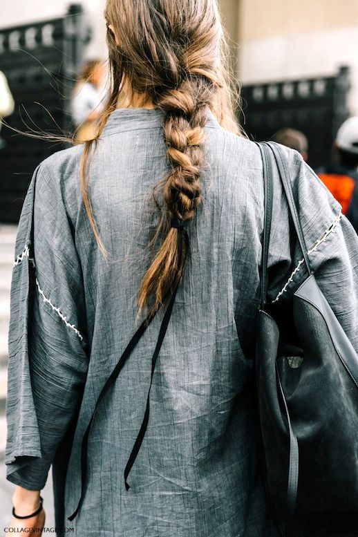 Elevate Your Braid With A Black Ribbon