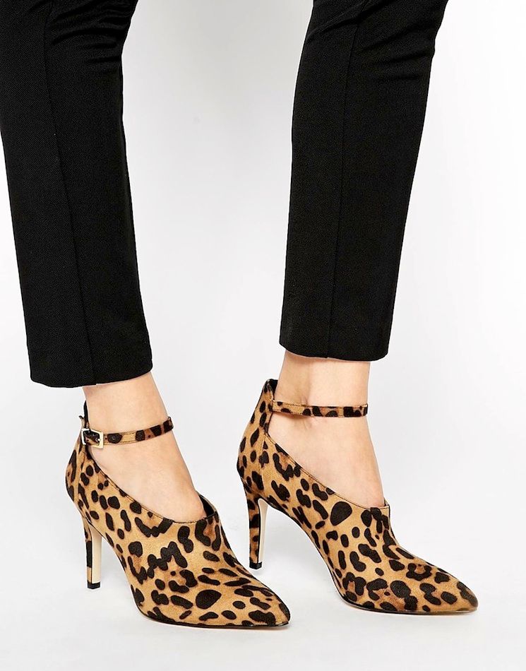 Shoe Crush: Leopard Ankle Strap Heels