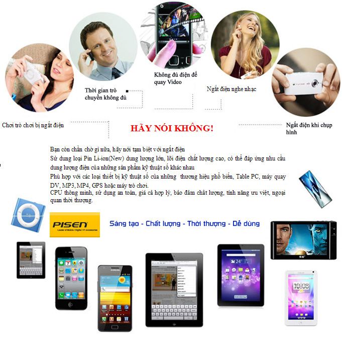 Pin sạc dự phòng pisen, blu magix, power bank giá rẻ, chất lượng tốt - 3