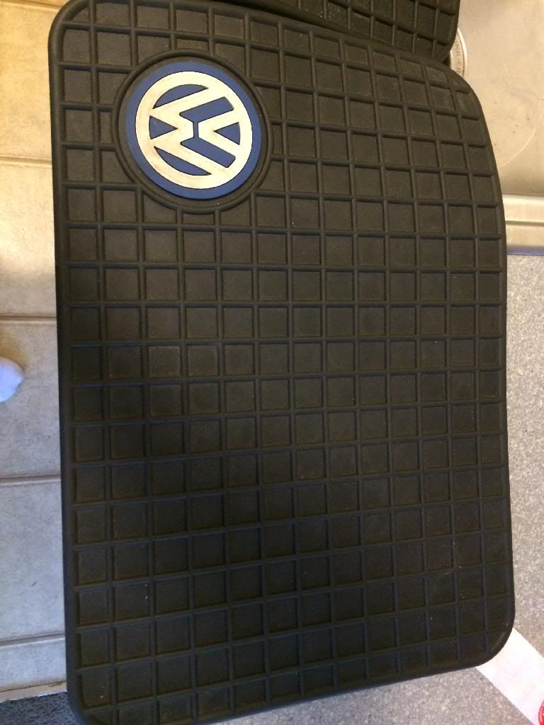 Vw rubber mats