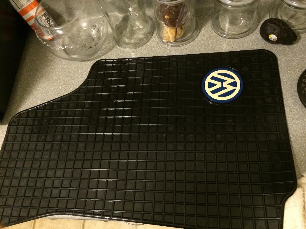 Vw rubber mats
