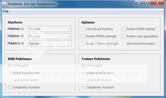 Pokemon 3rd Gen Reasonable Randomizer