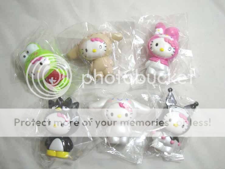 New Hello Kitty Variant 6 pcs set Figure Cake topper  