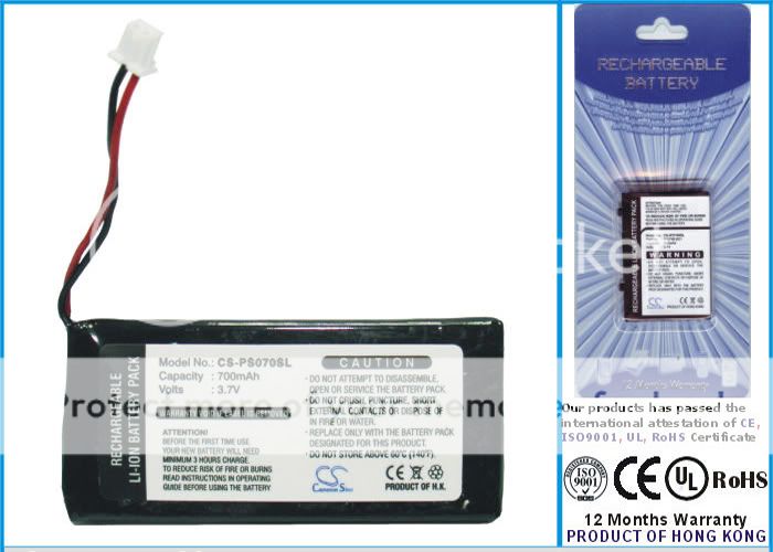 700mAh Battery For Philips GoGear HDD1630, HDD1630/17 ( 6GB )  