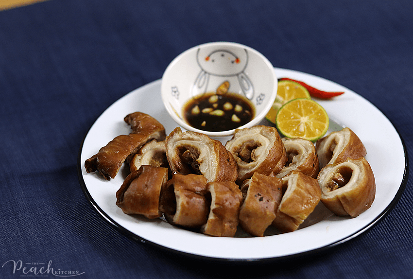 Marinated Fried Pork Instestine | Piniritong Tumbong ng Baboy