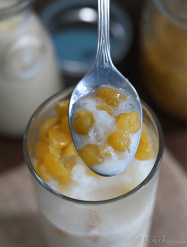 Garbanzos Con Yelo (Sweetened Chickpeas With Ice and Milk)