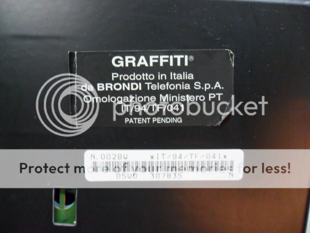 BELLISSIMO TELEFONO A QUADRO BRONDI MODELLO GRAFFITI DELLA SIP ANNI 