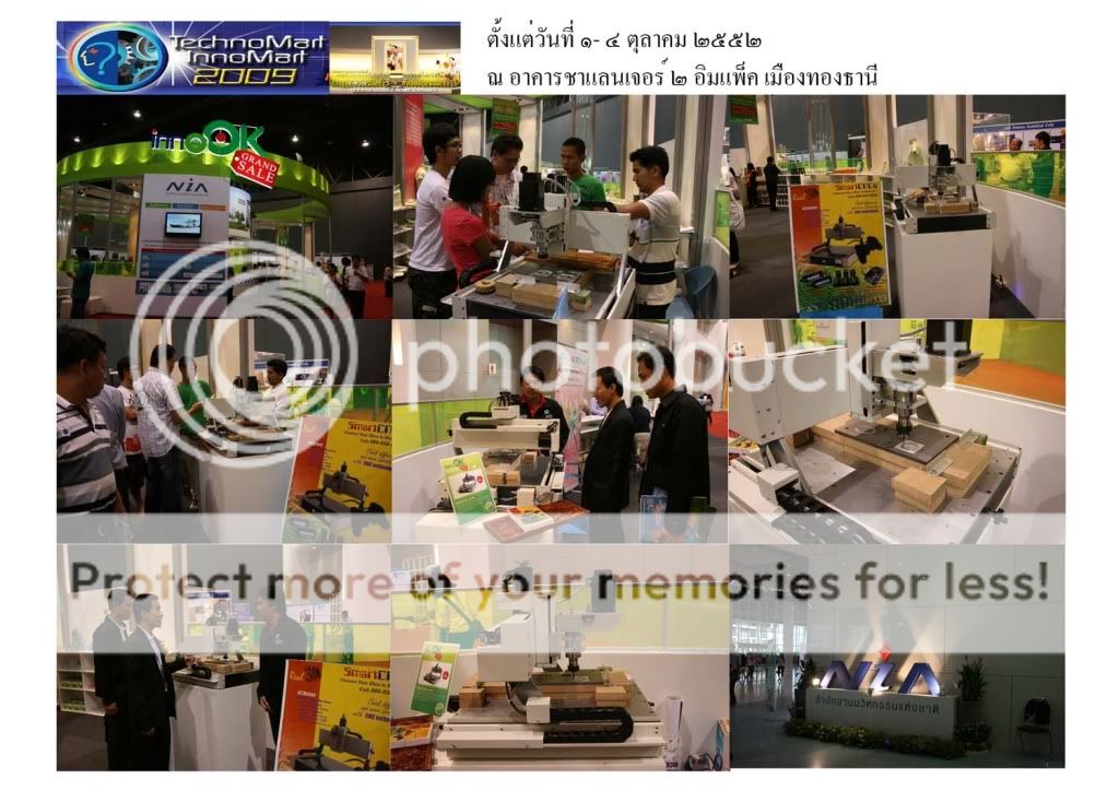 Thailand Mini CNC on Exhibition