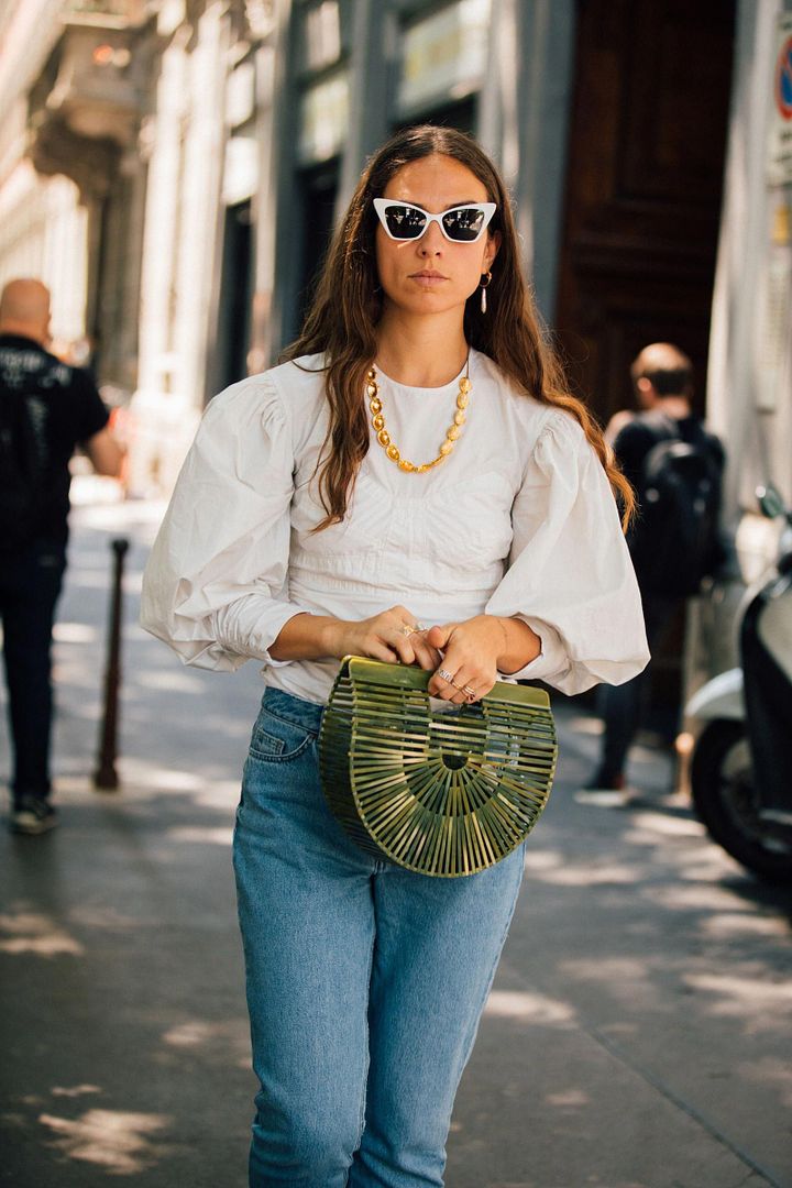 Make a Statement in a Balloon-Sleeve Top This Spring
