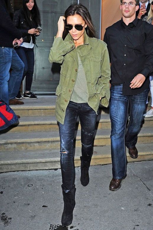 10 Le Fashion Blog 15 Ways To Wear A Green Army Jacket Victoria Beckham Style Tee Ripped Jeans Boots Via Refinery29 photo 10-Le-Fashion-Blog-15-Ways-To-Wear-A-Green-Army-Jacket-Victoria-Beckham-Style-Tee-Ripped-Jeans-Boots-Via-Refinery29.jpg