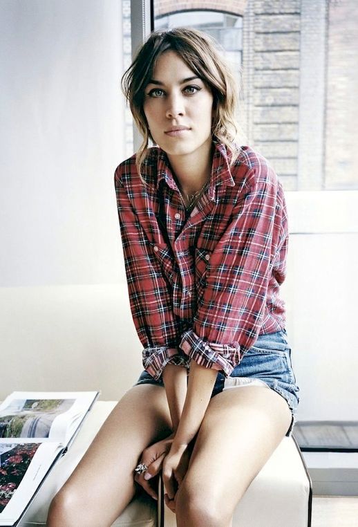 Le Fashion: 40 Of Alexa Chung's Best Looks With Denim Shorts