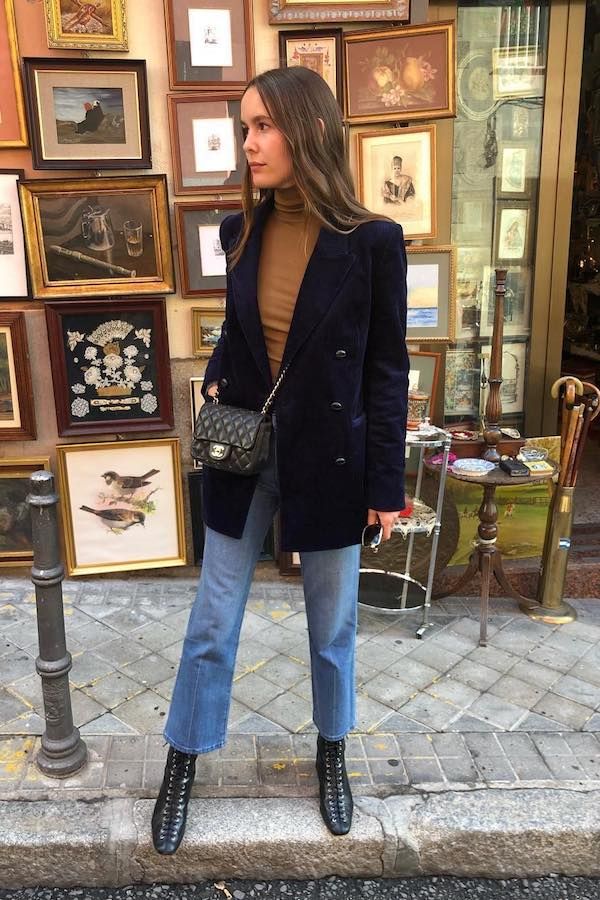 We Want to Live In This Blazer and Denim Look