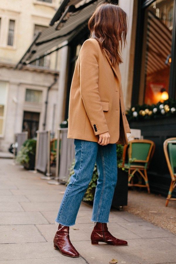 How to Wear a Camel Blazer for Fall