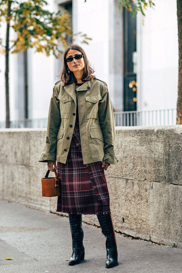 An Insanely Cool Way to Wear a Green Army Jacket