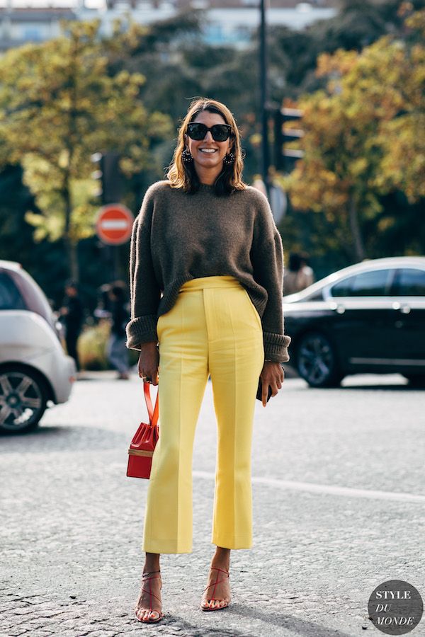 You'll Want Yellow Pants After Seeing This Cool Street Style Look