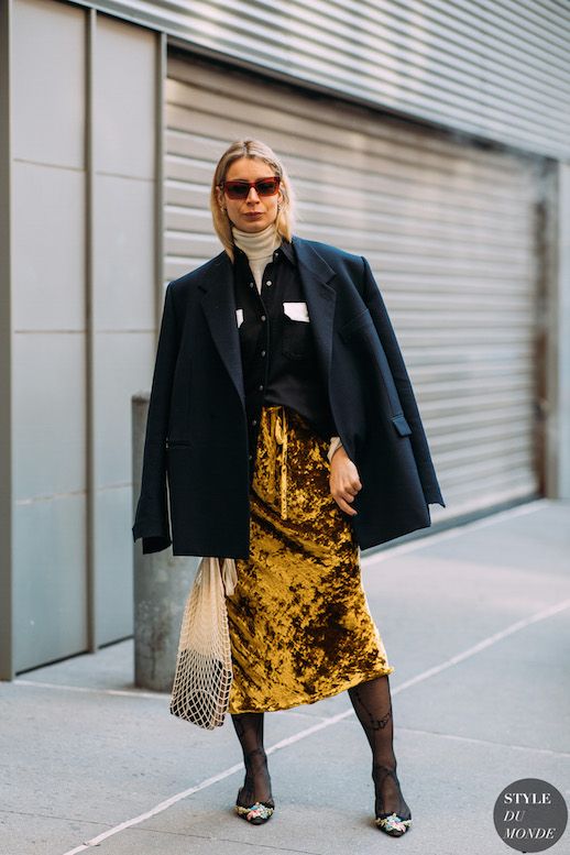 Here's How This Street-Style Icon Wears Velvet