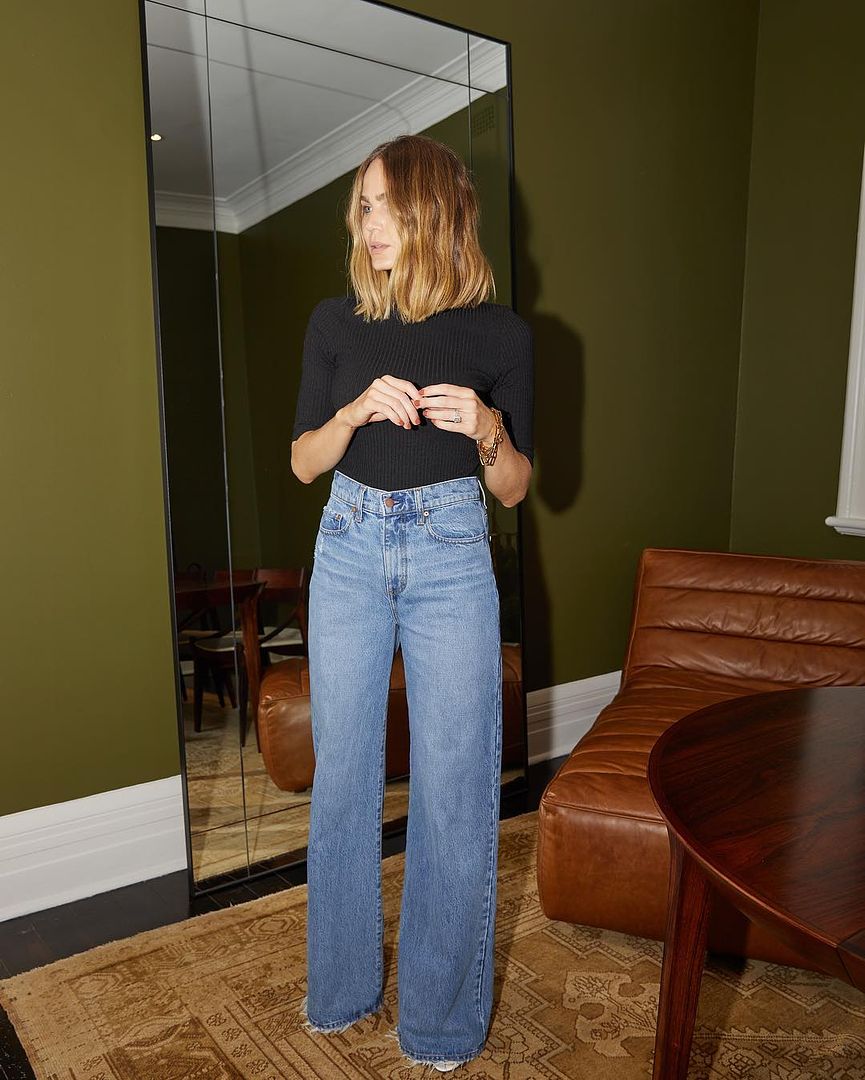 Australian Fashion Girls Are Loving Wide-Leg Jeans — @brooketestoni
