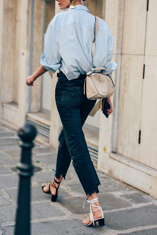 Le Fashion Blog Shop Best Raw Hem Jeans To Wear With 2019 Summer Sandals Via Tommyton 