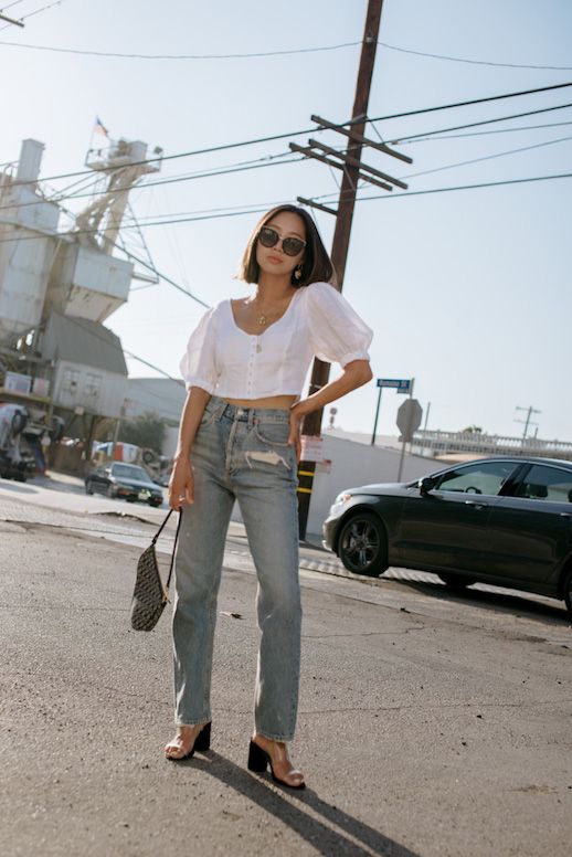 Le Fashion Blog Aimee Song Shop The Best Straight Leg Jeans Now Via Song Of Style 