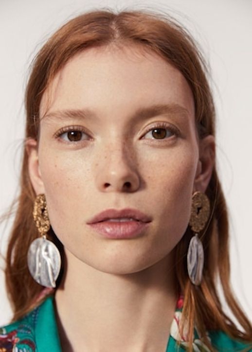 Le Fashion Blog Art Inspired Unique Earrings Trend To Buy Now Via Mango 