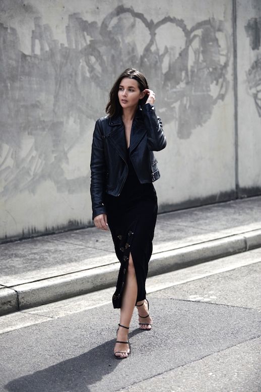 An All-Black Outfit Idea for a Date or a Night Out — @harperandharley