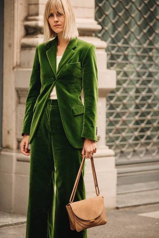Le Fashion Blog Milan Fashion Week Velvet Suit Trend Shopping Via Vogue Uk 