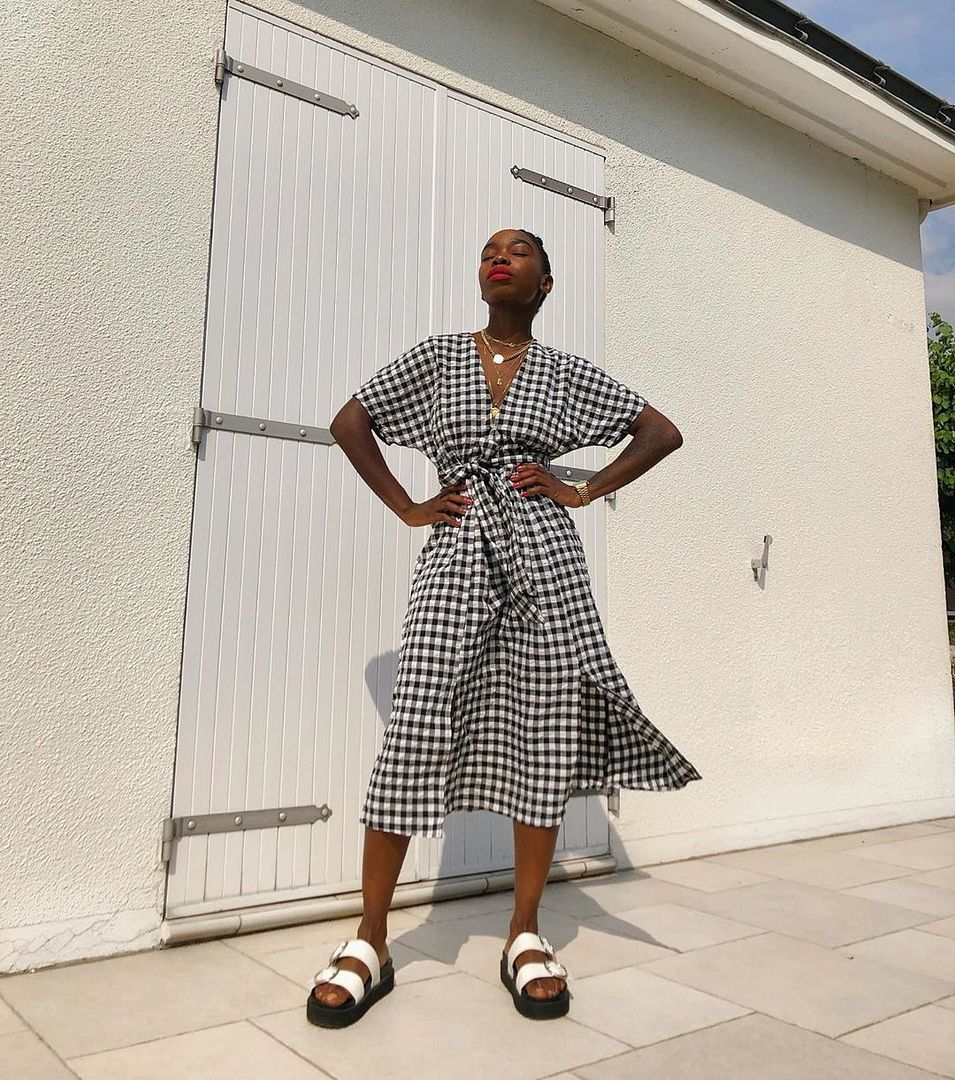 Le Fashion Blog Shop 15 Must Have Gingham Dresses For Summer Via @Aude_julie 