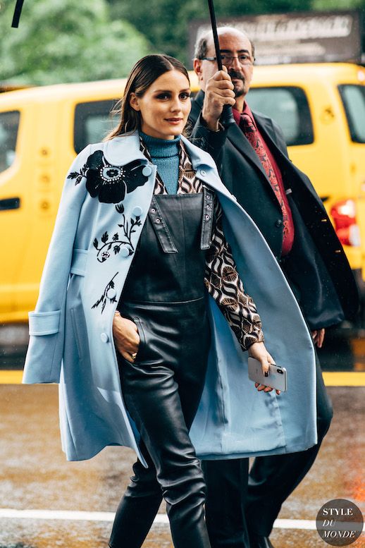 Le Fashion Blog Shop Overalls Trend Olivia Palermo Leather Overalls Via Style Du Monde 
