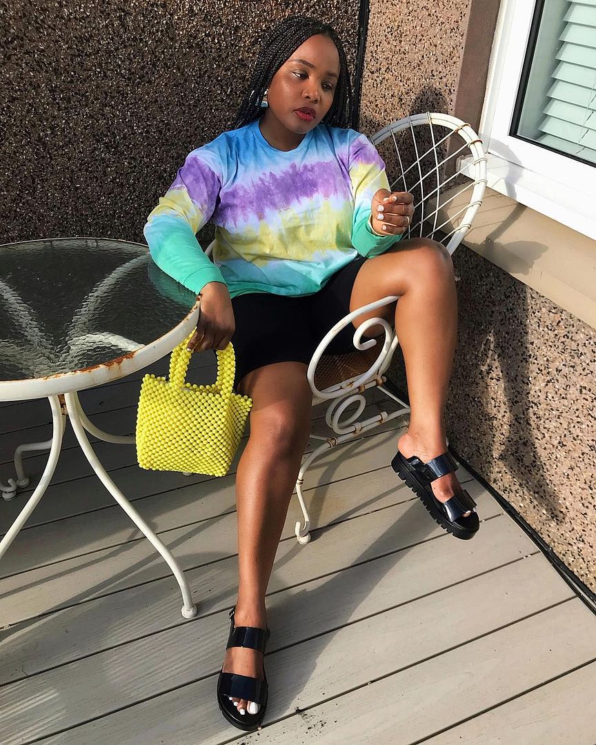 Le Fashion Blog Shop Sporty Chunky Sandal 2019 Summer Trend Via Ada Oguntodu Instagram