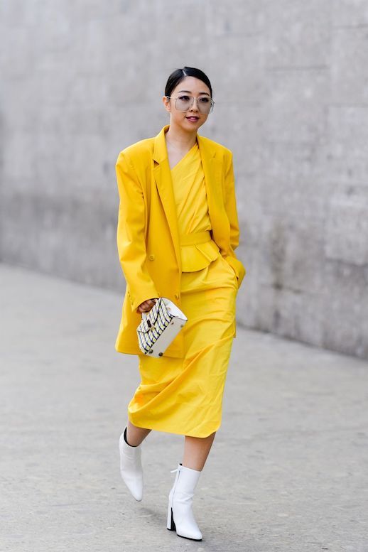 Le Fashion Blog Shop Spring 2019 Yellow Runway Trend Pieces Via Harpers Bazaar 