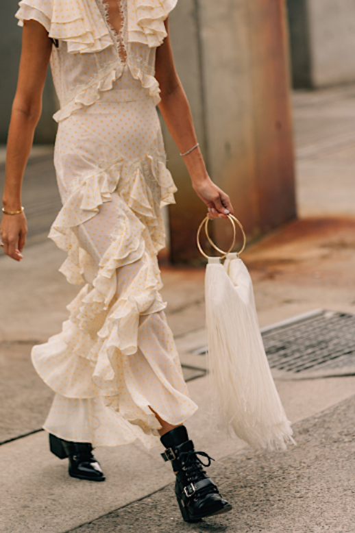 Le Fashion Blog Shop The Prettiest Ruffled Dress Trends Now Via Vogue 