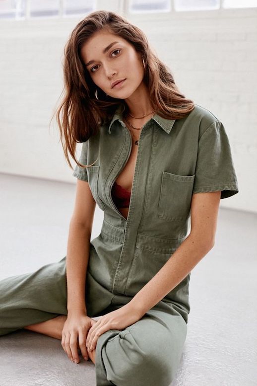 Le Fashion Blog Shop Utilitarian Easy Style Boiler Jumpsuits For Spring 2019 Via Urban Outfitters 