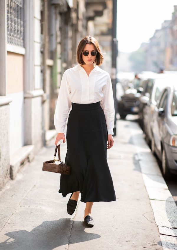 This Office Outfit Idea Is a Minimalist's Dream