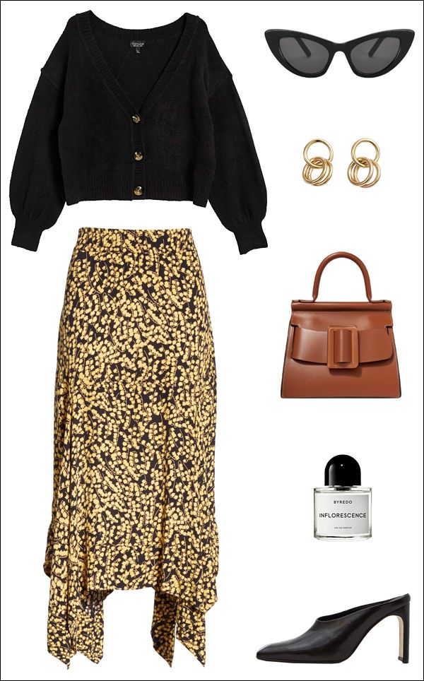Elevate Your Spring Wardrobe With a Floral Print Midi Skirt
