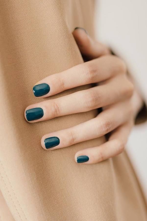 The Best Dark Blue Nail Polish of the Moment