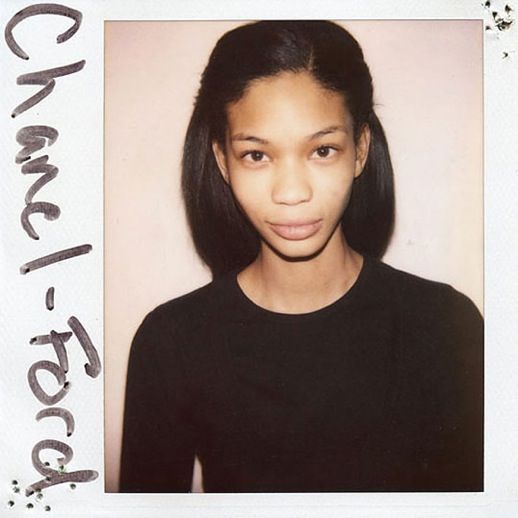 Chanel Iman Modeling Polaroids by Douglas Perrett