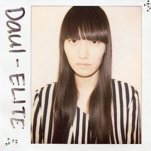 Dual Kim Modeling Polaroids by Douglas Perrett