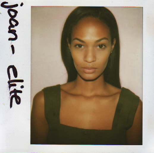 Joan Smalls Modeling Polaroids by Douglas Perrett