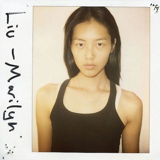 Liu Wen Modeling Polaroids by Douglas Perrett