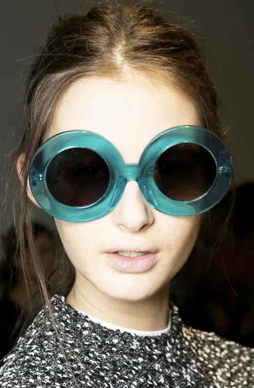 Le Fashion: KAREN WALKER SUNGLASSES | BACKSTAGE F/W 2013