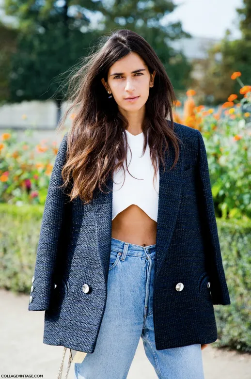 Le Fashion: STREET STYLE: VINTAGE HIGH-WAIST JEANS | PARIS FASHION WEEK