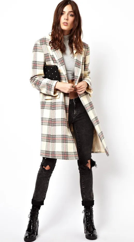 Le Fashion: MUST-HAVE: TARTAN CHECK COAT | ASOS CYBER MONDAY SALE