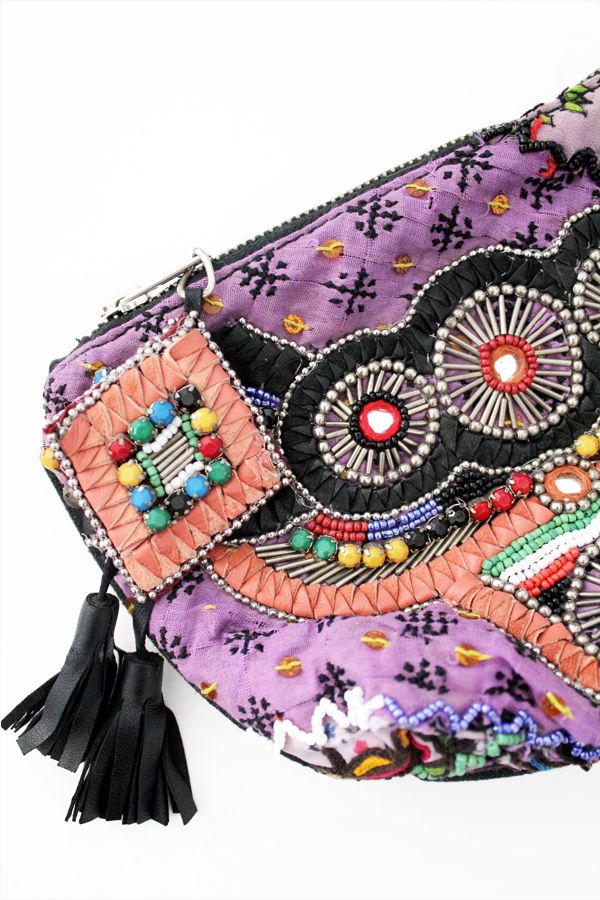 Le Fashion Blog Antik Batik Embroidered Beaded Clutch Pouch With Tassels Spring Summer Day Date Style