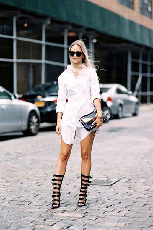 A Fashion Blogger's Sexy, Yet Edgy Take On The Shirtdress | Le Fashion ...