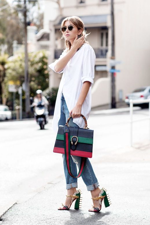 Liven Up Your White Button-Down With Statement Accessories | Le Fashion ...