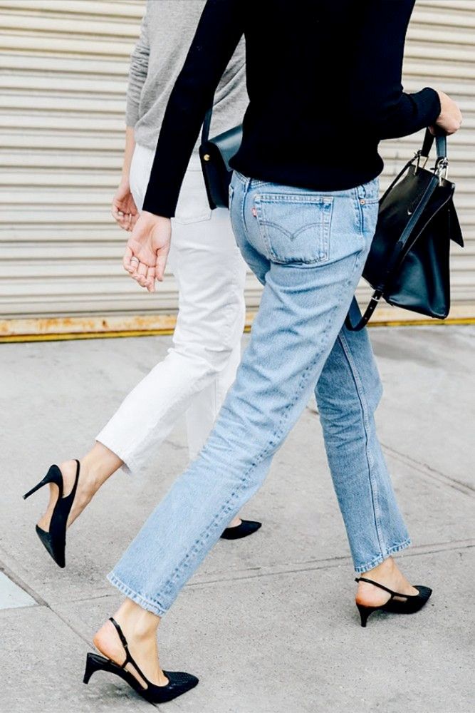 2 Minimalist Denim Outfit Ideas for Spring — Elin Kling Street Style