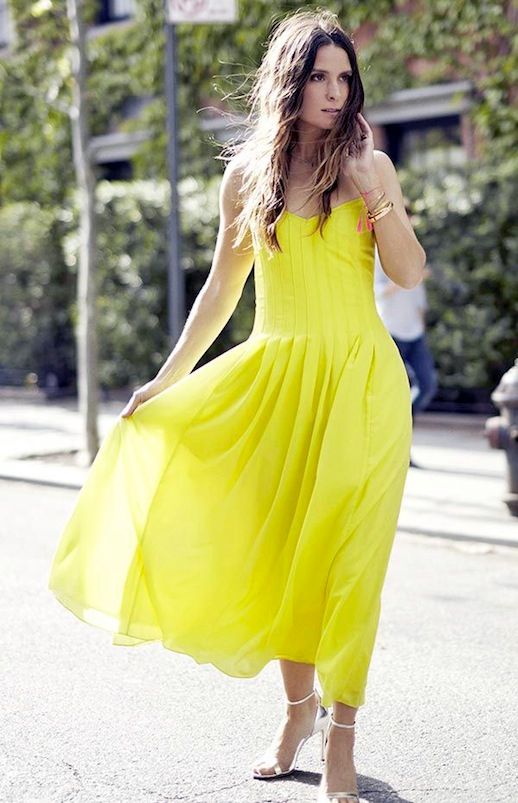 Le Fashion: Must-Have: Bright Yellow Maxi Dress For Spring And Summer