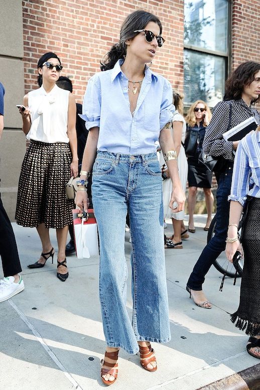 A Blogger's Take On What To Wear With Cropped Wide-Leg Jeans | Le ...